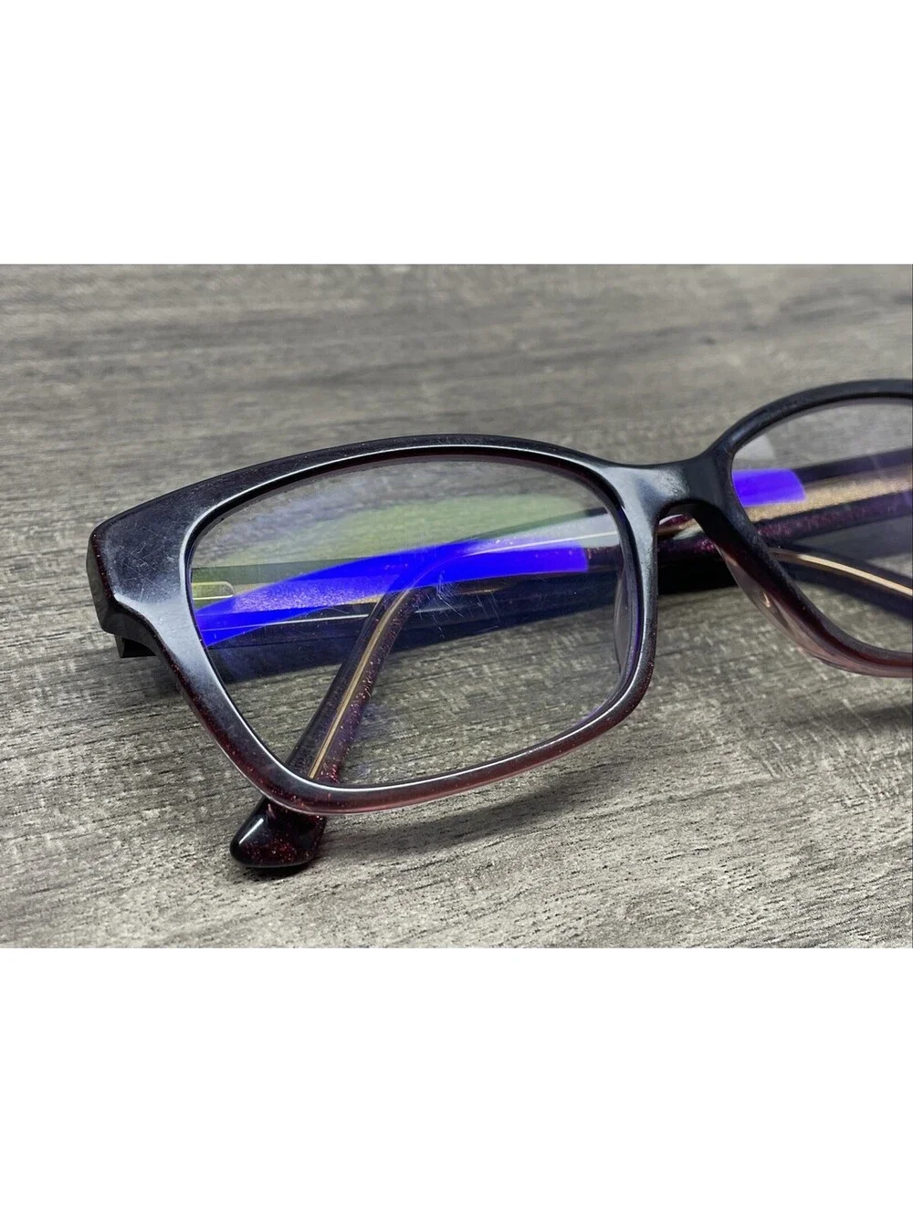 Jimmy Choo JC270 EGL 140 Eyeglasses Frames Womens Burgundy Sparkle 53[]16-140